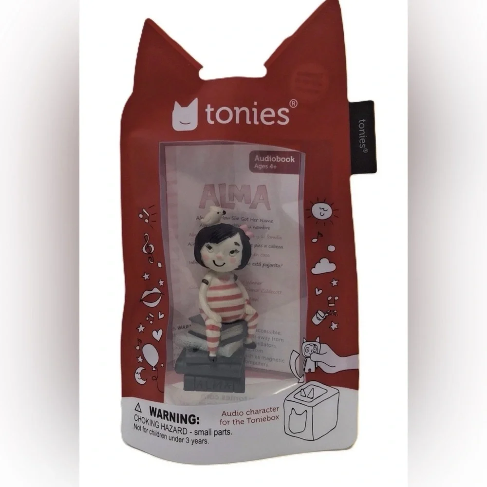 Tonies Alma and How She Got Her Name Audio Toy Figurine English and Spanish New